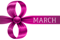 Día Internacional de la Mujer, 8 de marzo PNG