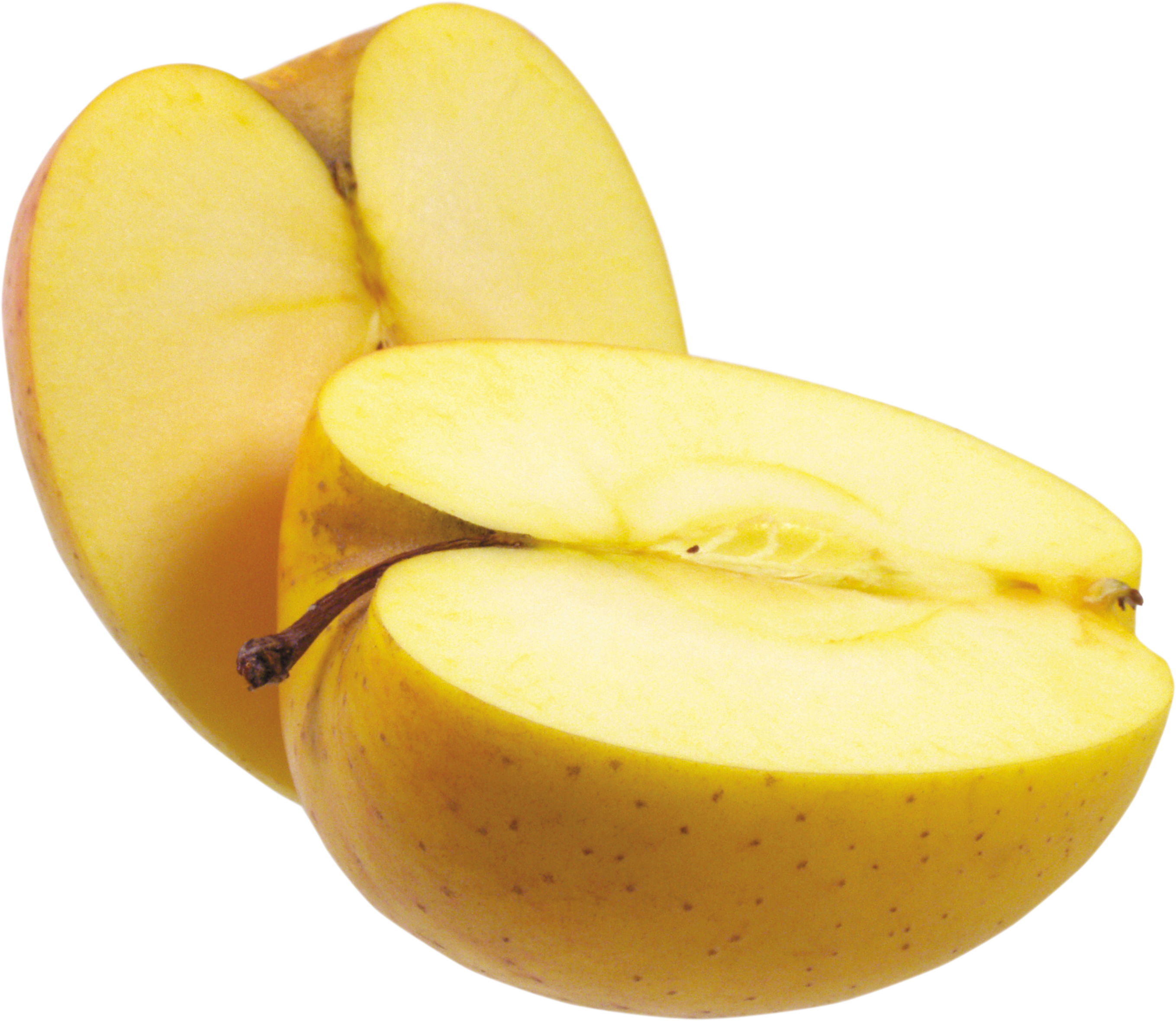 Cut apple PNG