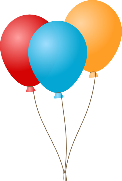 Colorful balloons PNG image, free download, balloons