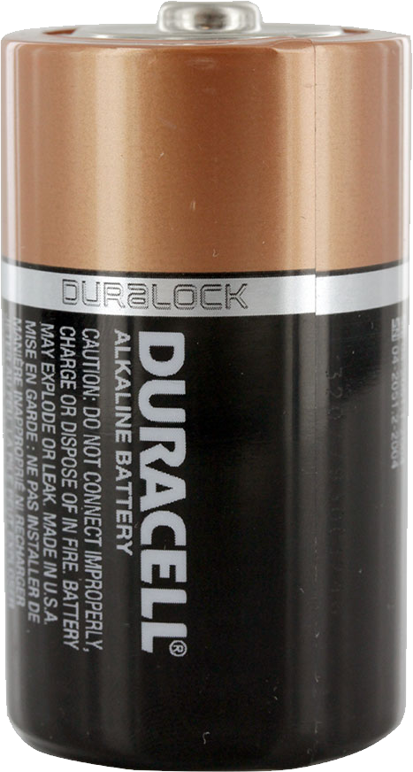 Battery Duracell PNG