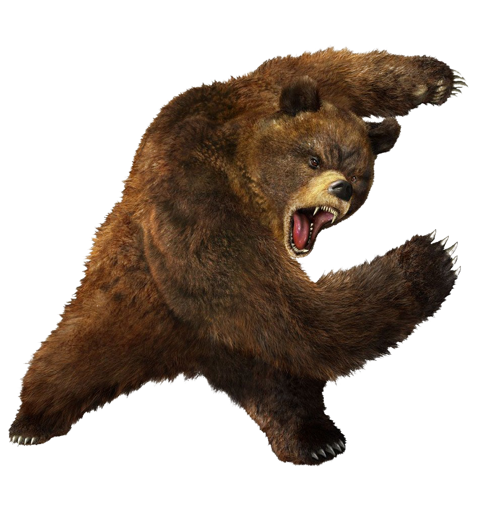 brown greezly Bear PNG image free Download image