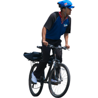 Человек на велосипеде PNG фото