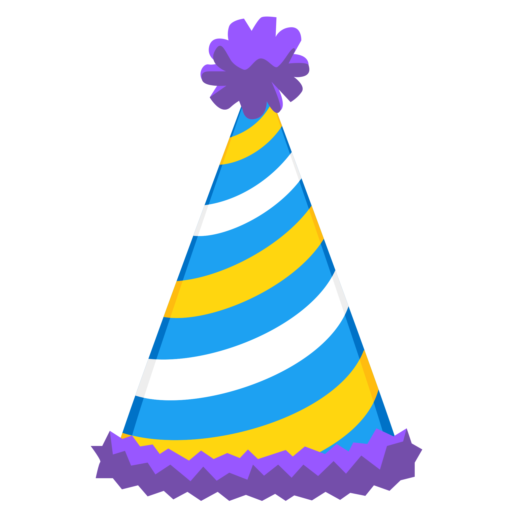 Party birthday hat PNG