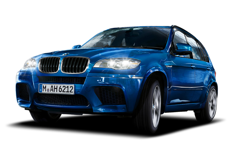blue BMW PNG image, free download