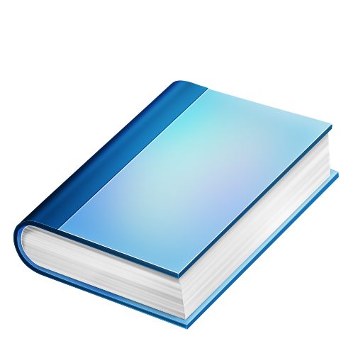 Blue book PNG image, free image