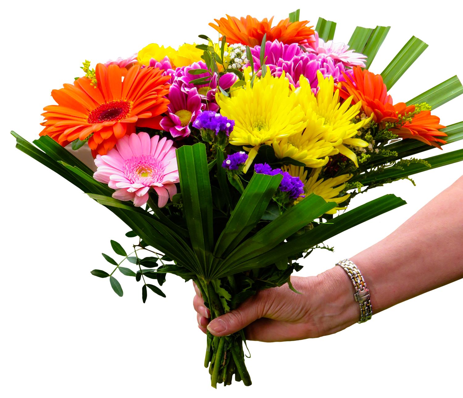Bouquet of flowers PNG image free Download