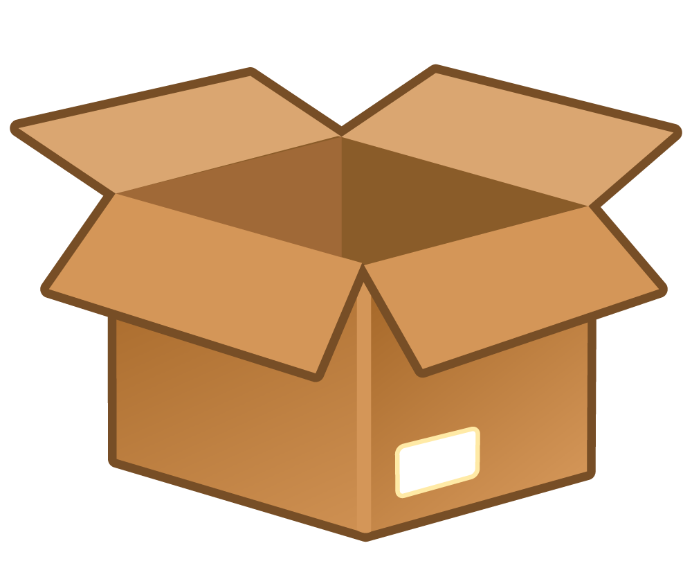 Cardboard box PNG