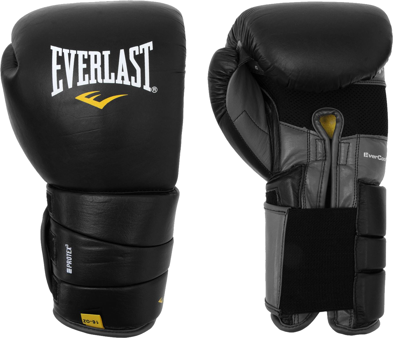 Black boxing gloves PNG image