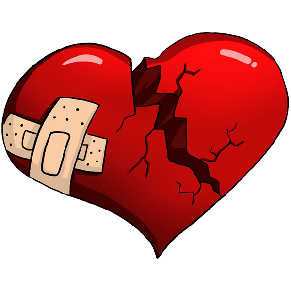 Corazón roto PNG