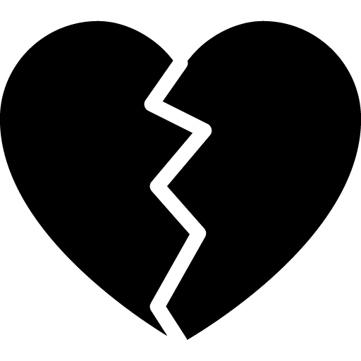 Разбитое сердце PNG
