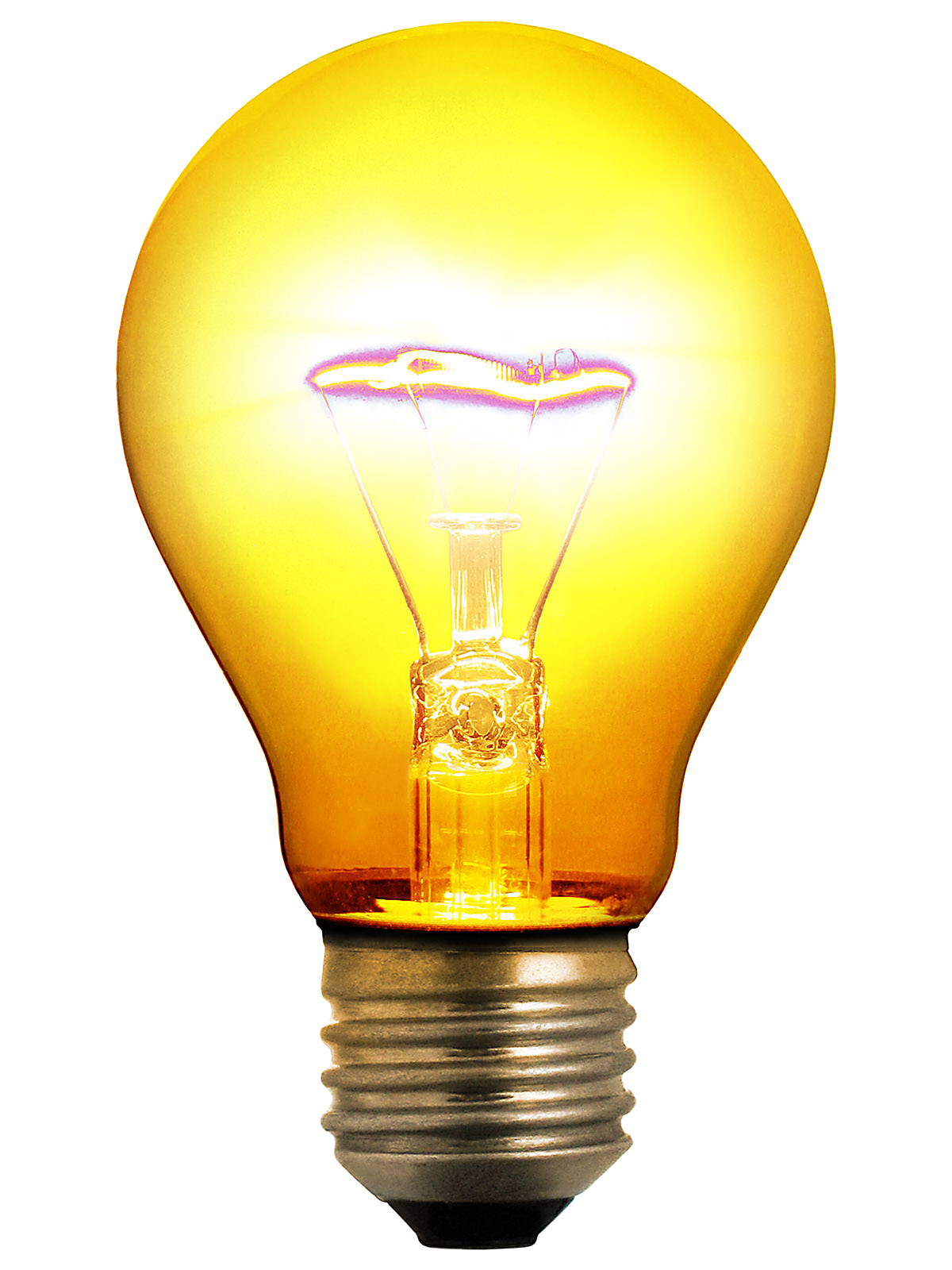 yellow light Bulb PNG images Download 