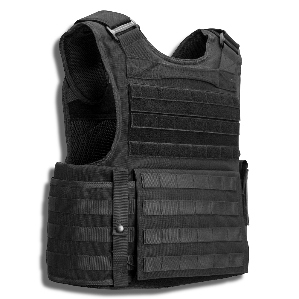 Warlock Bulletproof Carrier Vest – Level IIIA, Includes Kevlar Plates, Made In USA