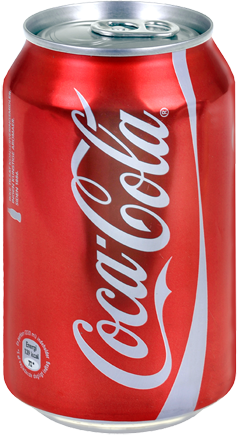 Coca Cola can PNG image