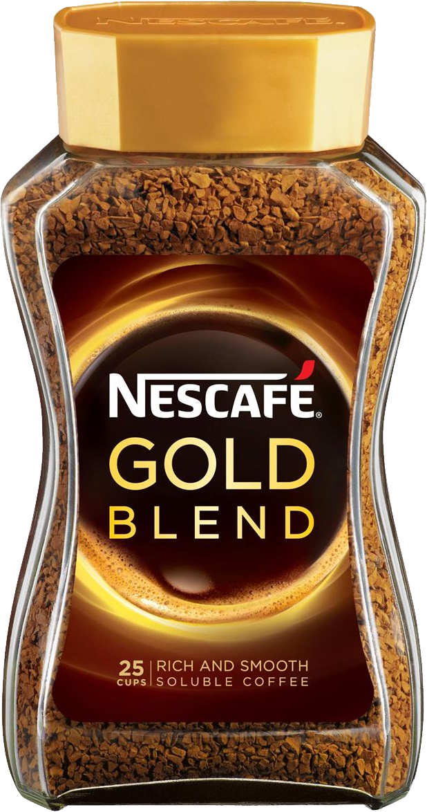 Coffee Nescafe Gold jar PNG