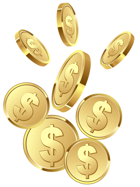 gold coins PNG image