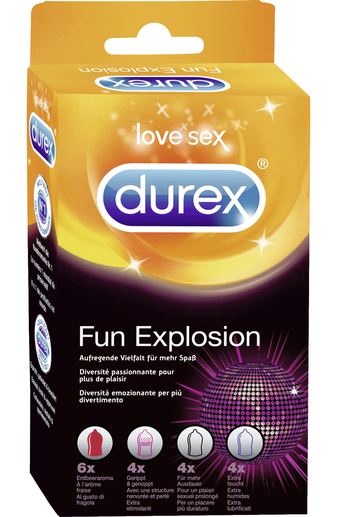 Condoms Durex PNG