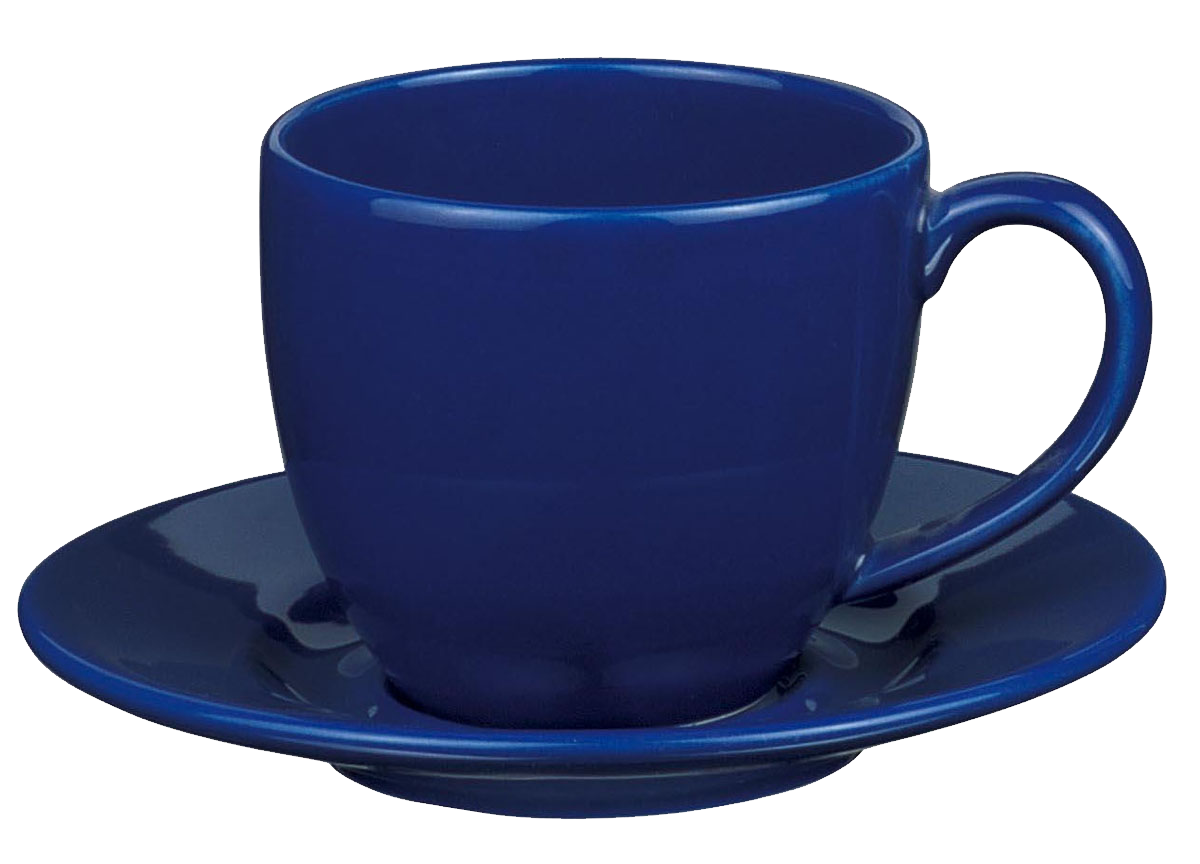 blue tea cup PNG image
