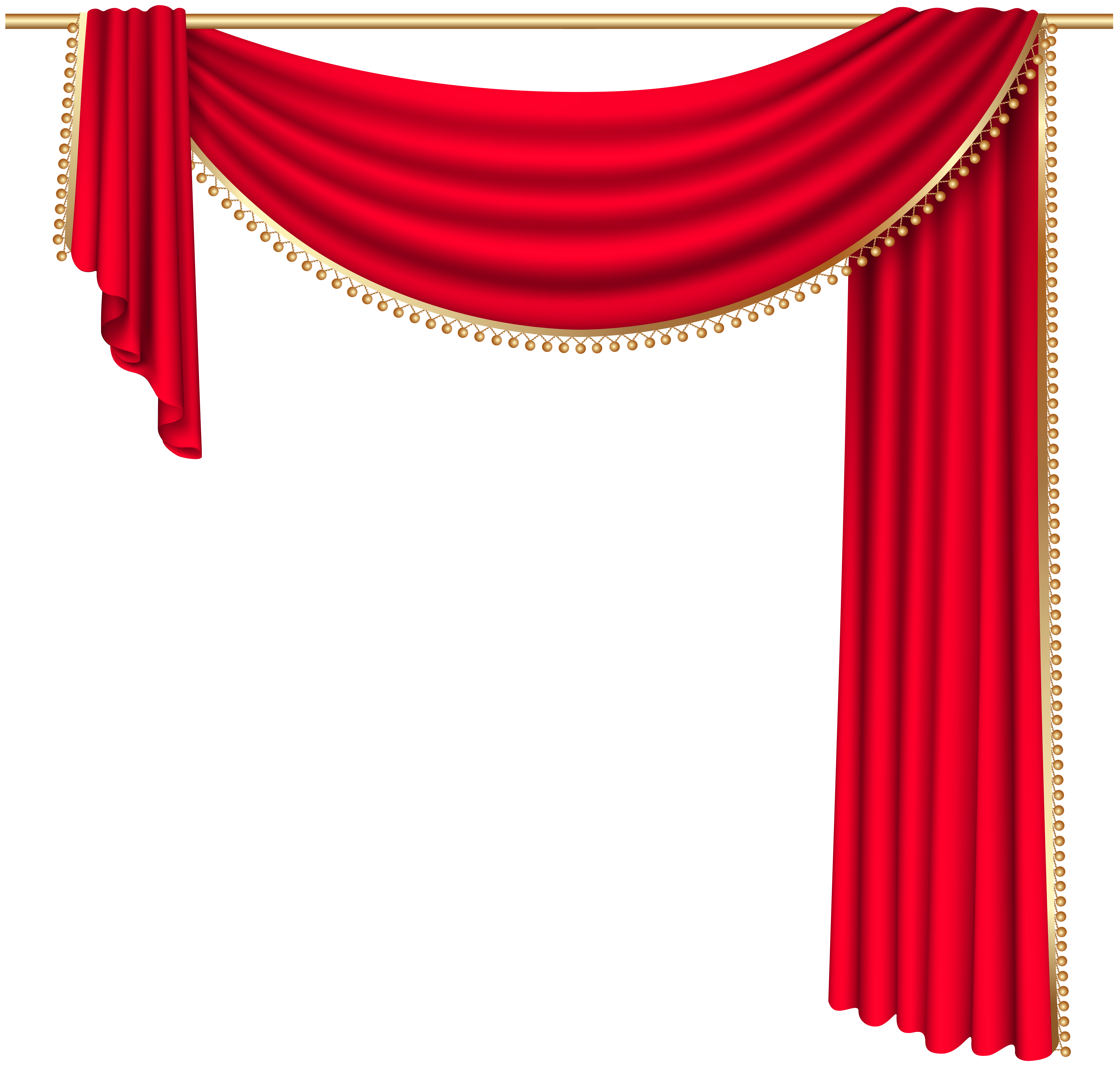 Cortinas rojas PNG