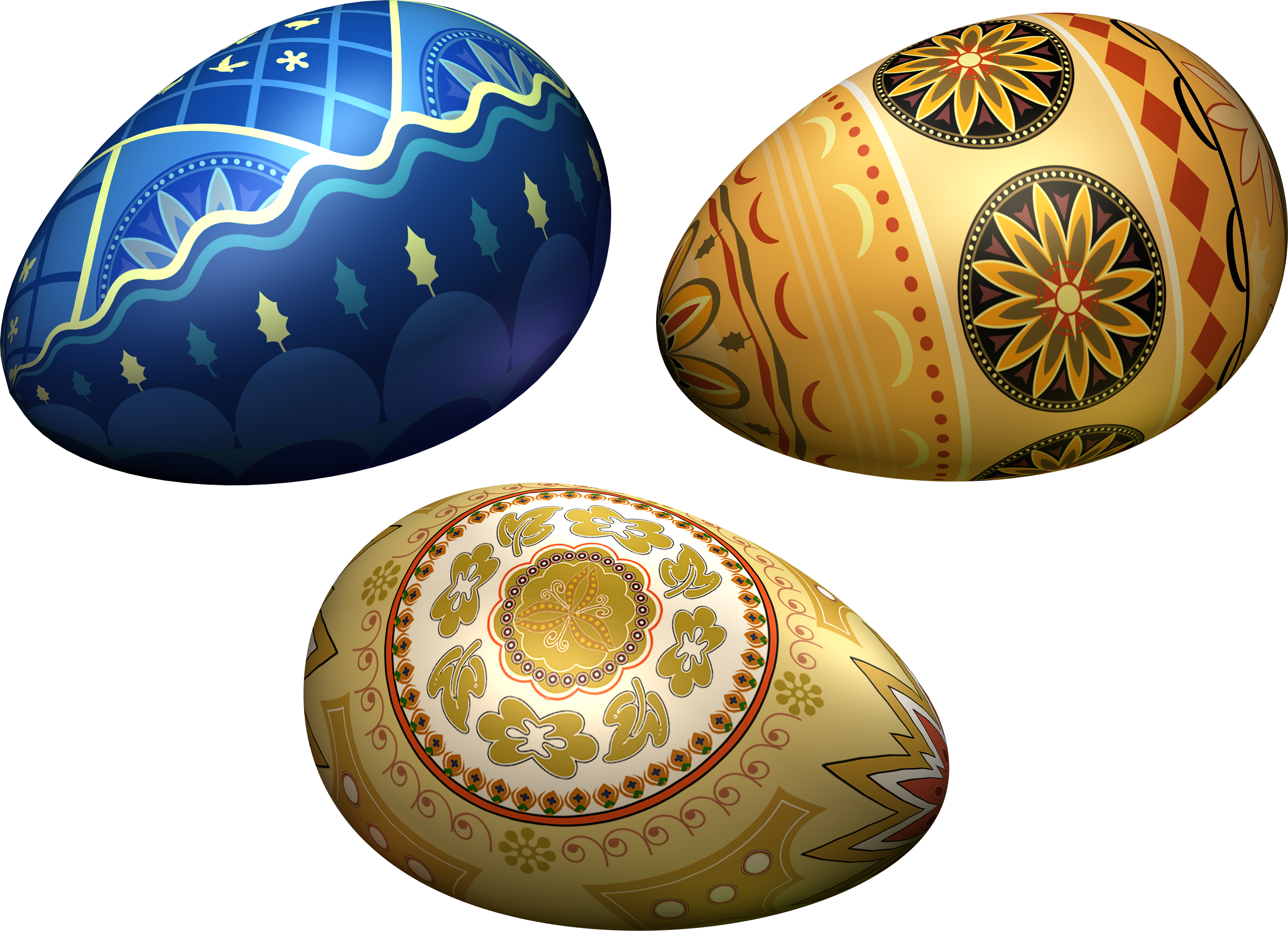 colored eggs PNG image