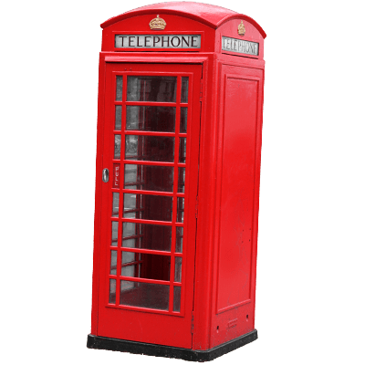 Англия Лондон телефонная будка PNG