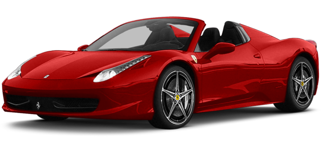 Red Ferrari Car Png Image