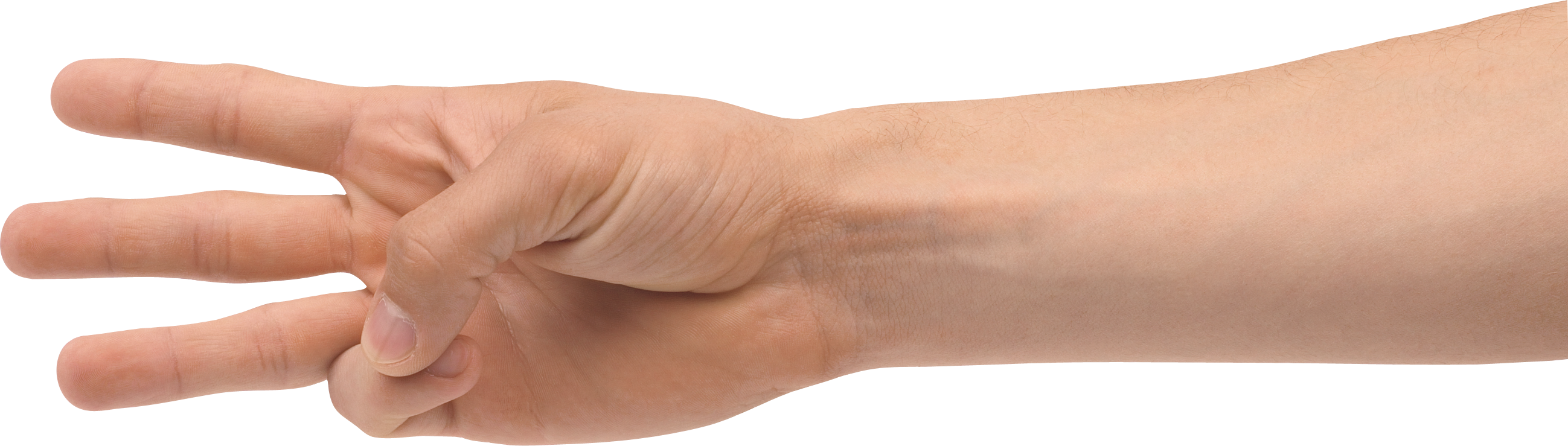 three fingers PNG image