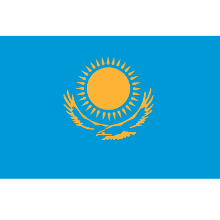 Kazahstan flag PNG