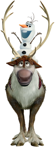 Frozen Sven and Olaf PNG