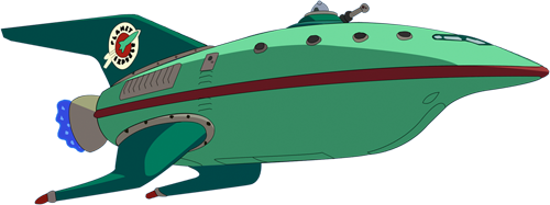 Futurama ship PNG