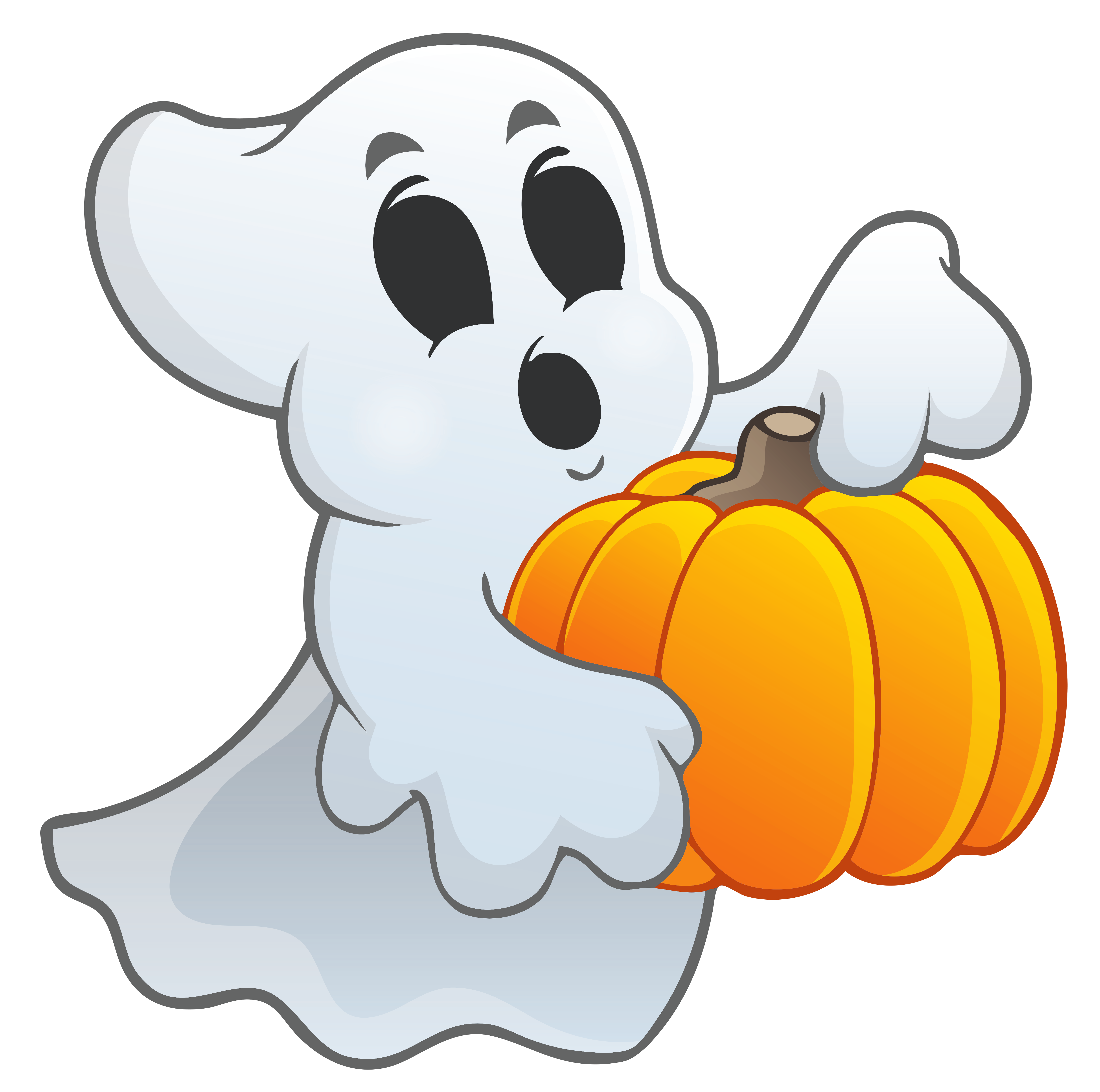 Cartoon Ghost Png Free Logo Image