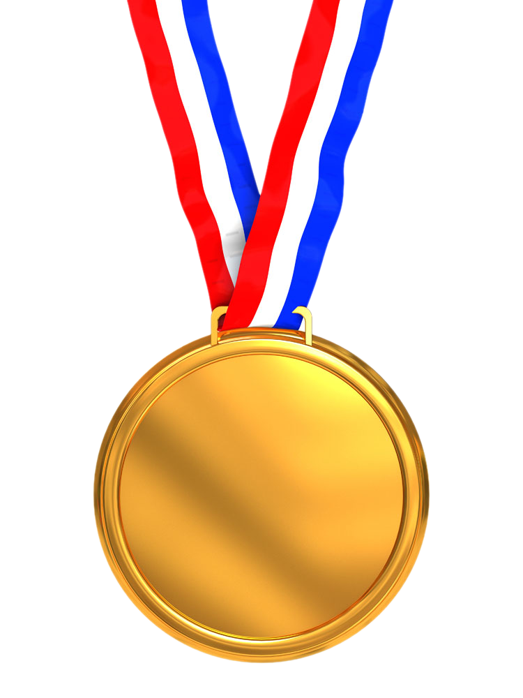 Gold medal PNG images 