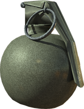 round hand grenade PNG image