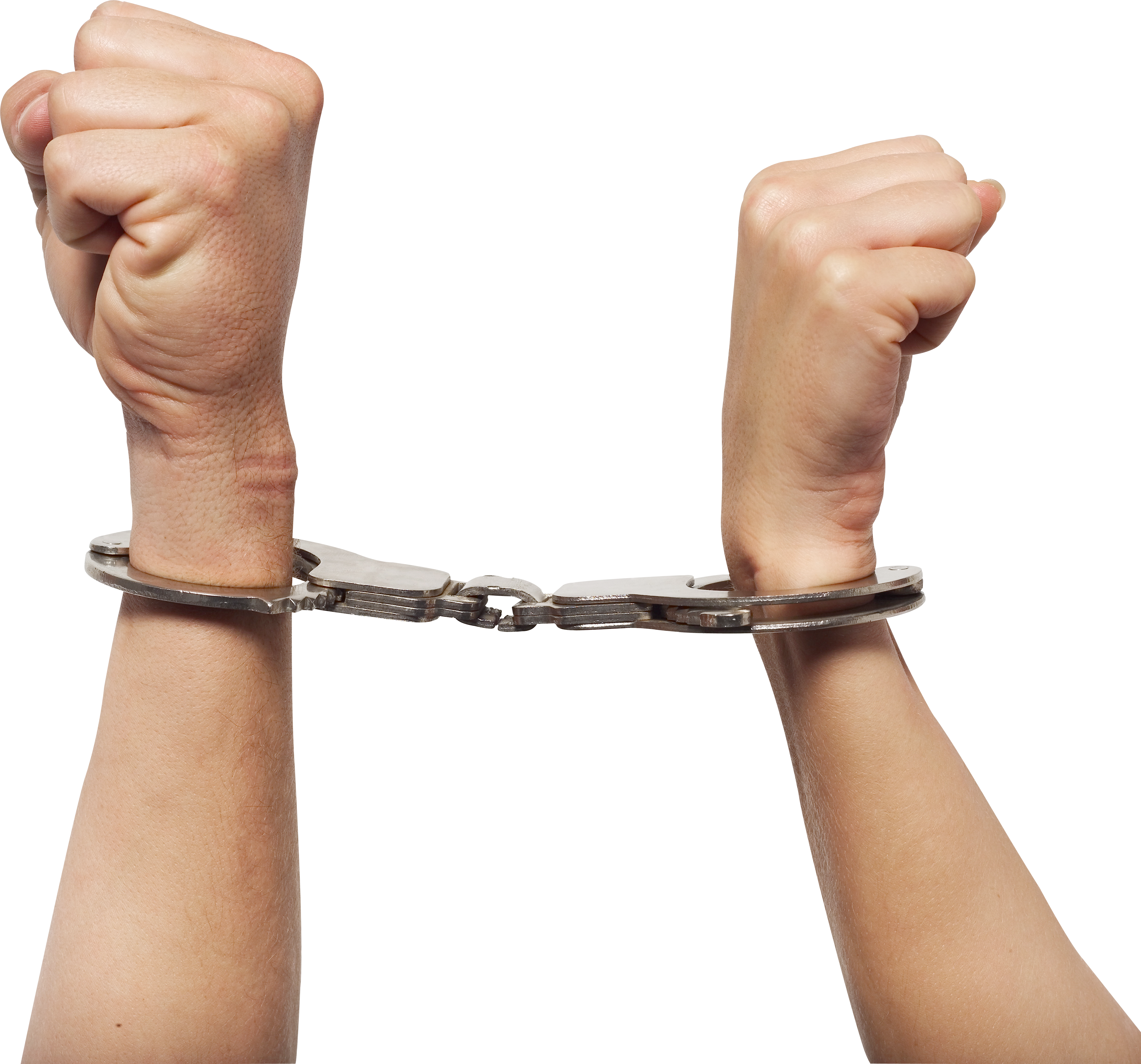 наручники на руках PNG