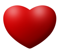 Сердце PNG фото, красное сердечко