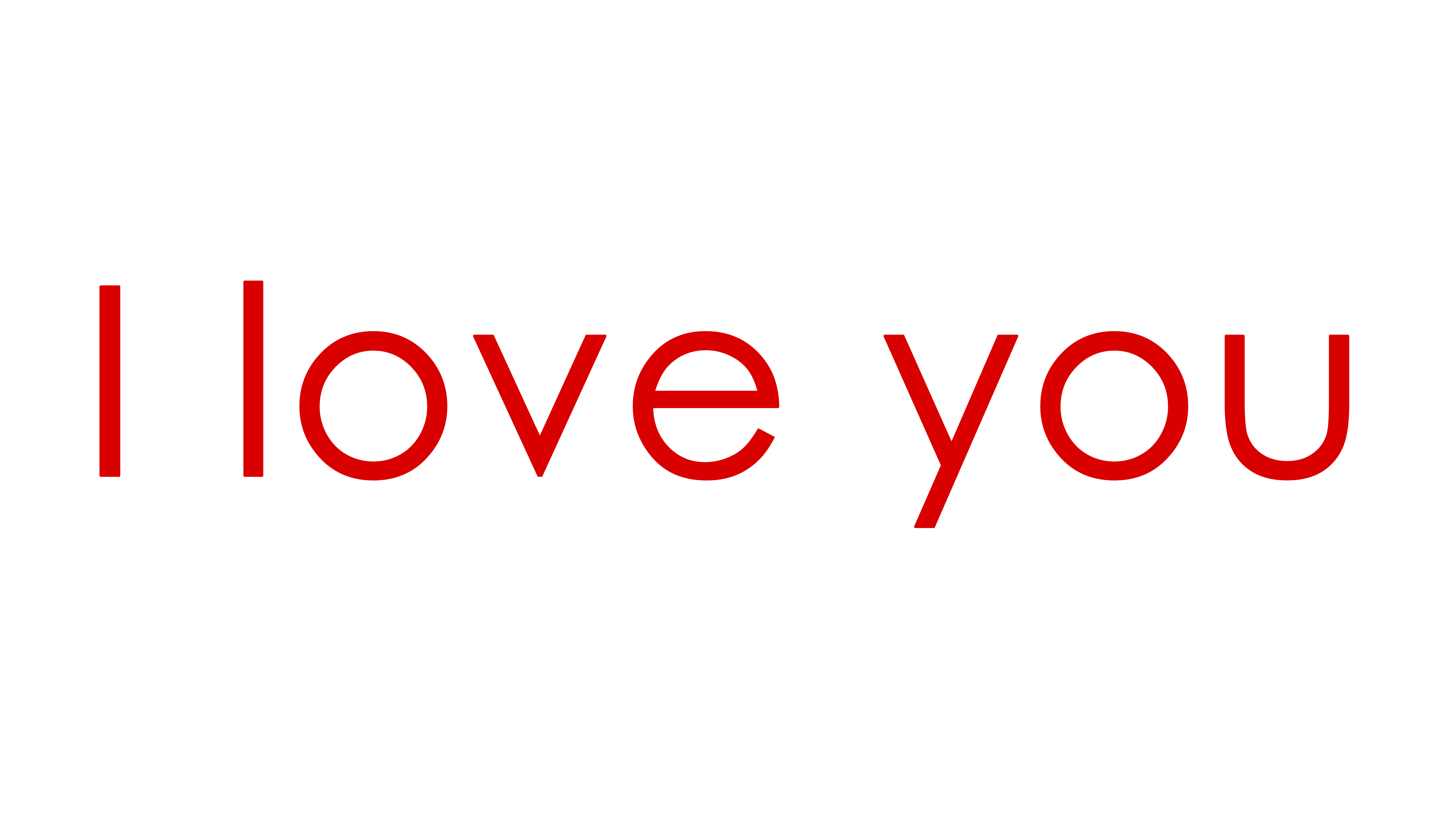 I love you PNG image free Download 