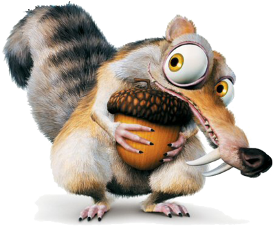 Ice Age squirrel PNG