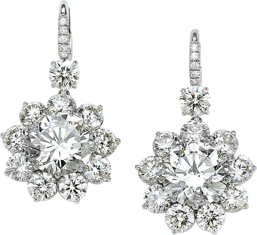 Diamond Earrings PNG Image