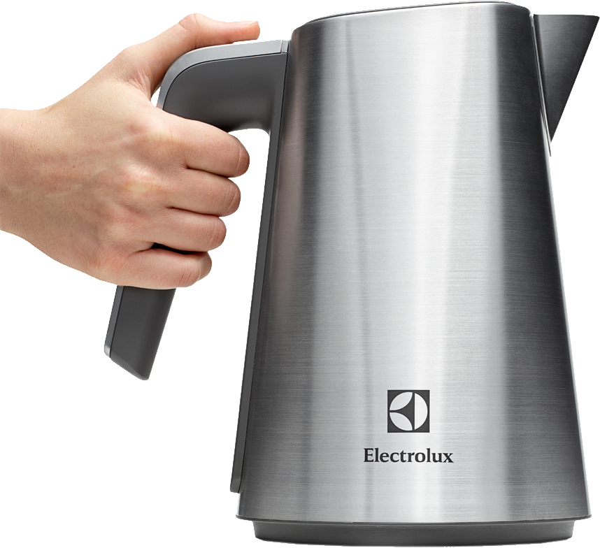 Kettle in hand PNG image