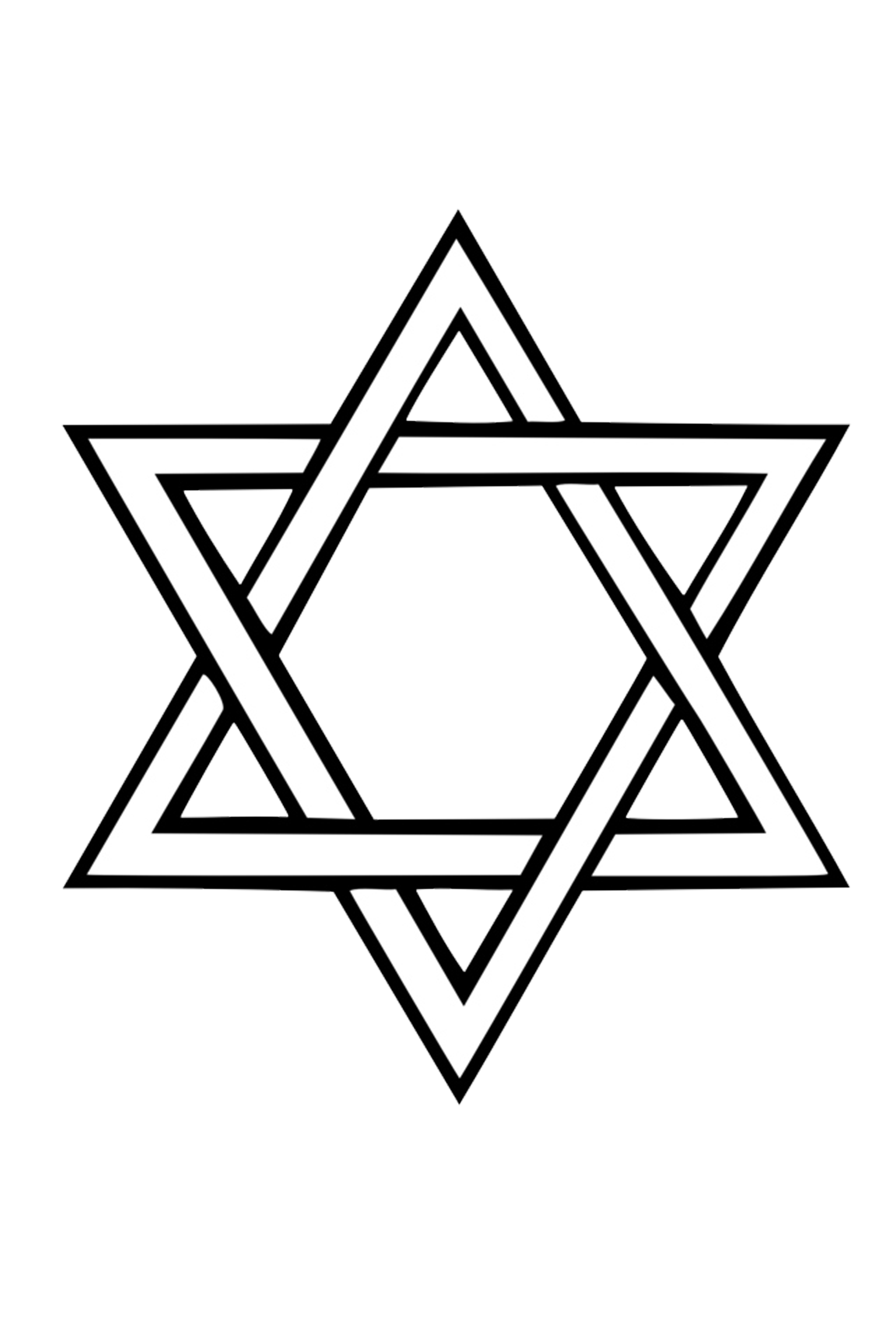 Magen David PNG Jewish Star PNG