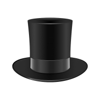 Sombrero de copa PNG