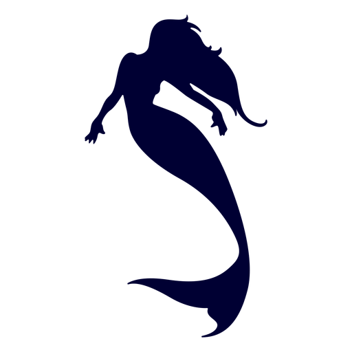 Mermaid siluete PNG