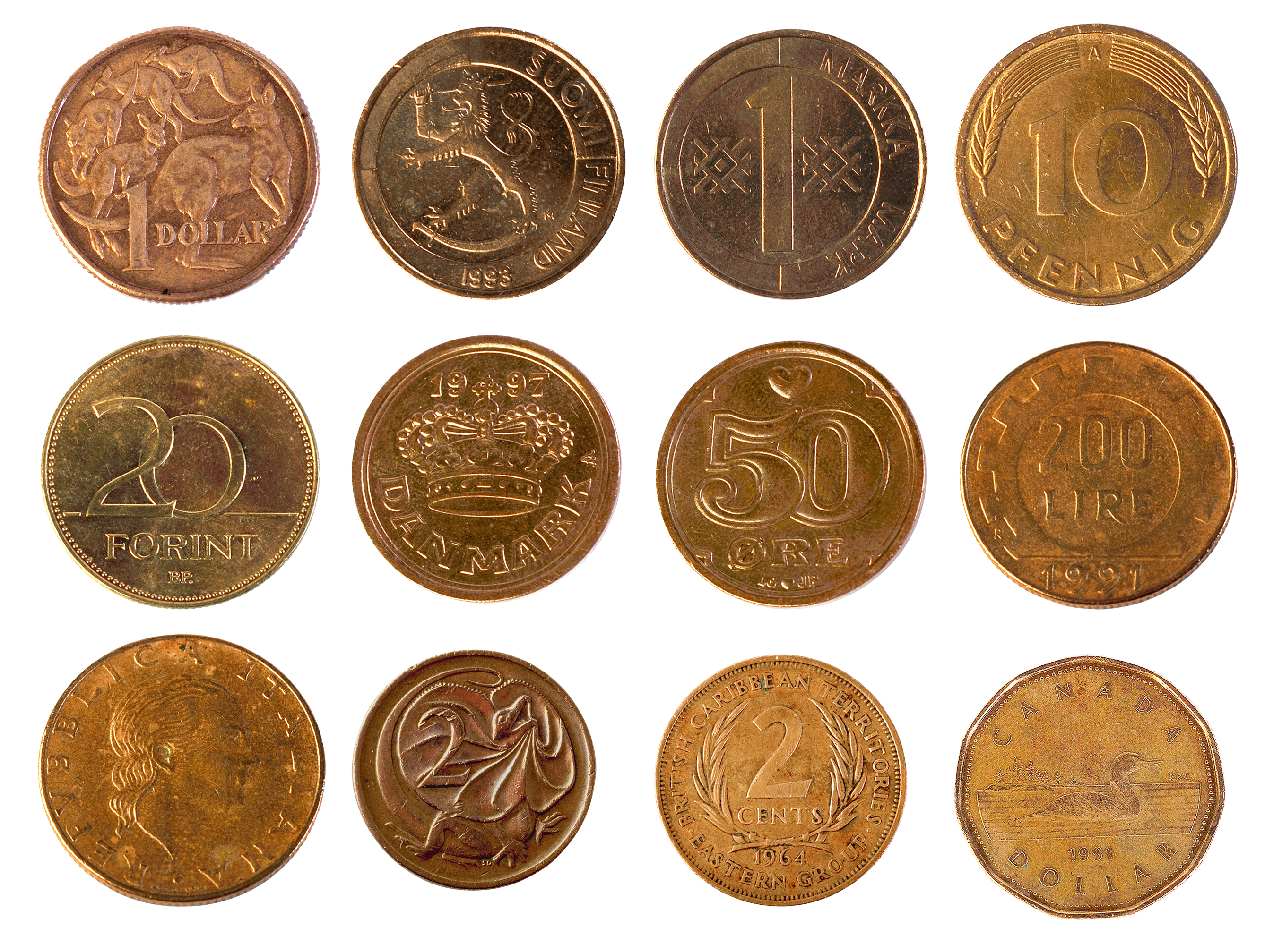 Money coins PNG image