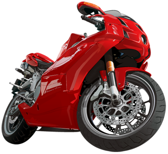 Red Motorcycle PNG image free Download 