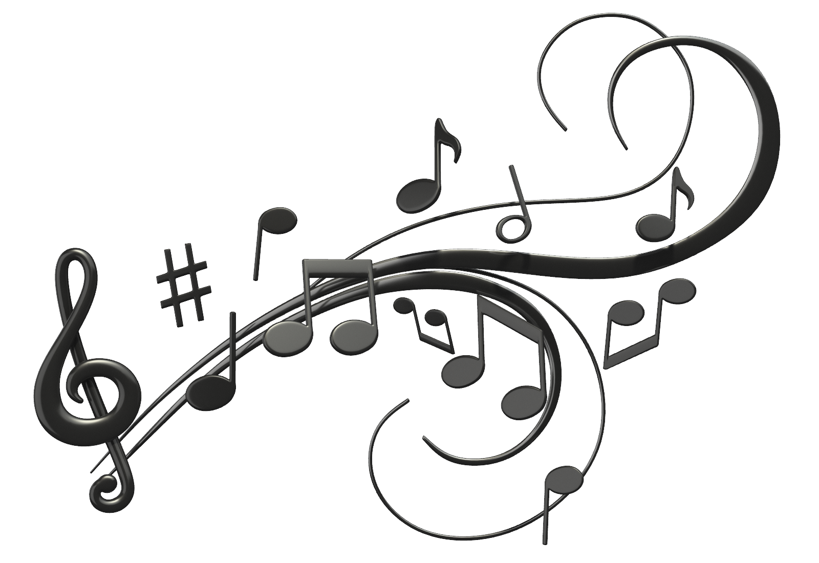 notas musicales PNG