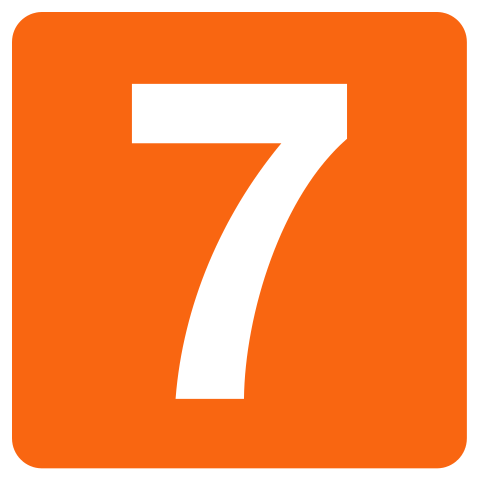 Número 7 PNG