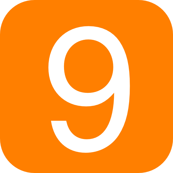 Number 9 Png