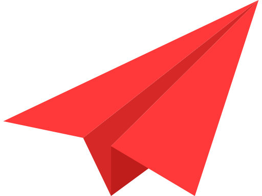 Avion de papel PNG