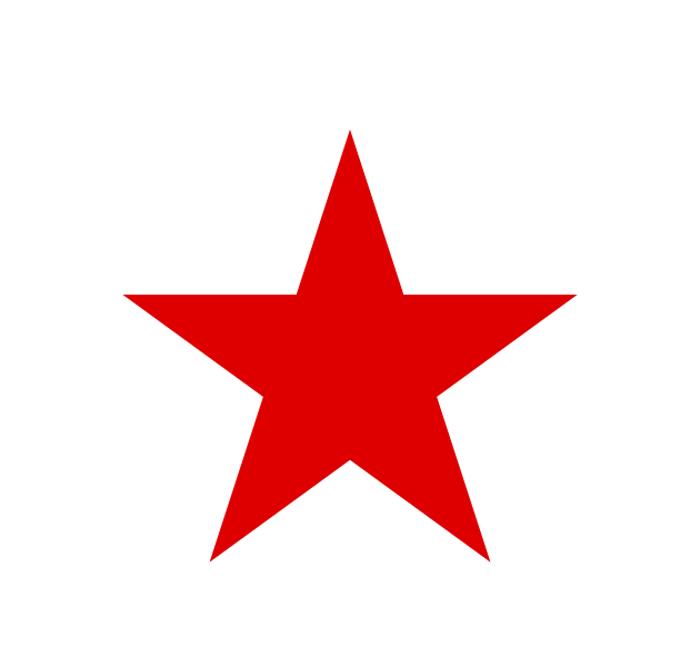 Estrella roja PNG