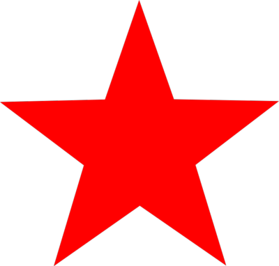 Estrella roja PNG