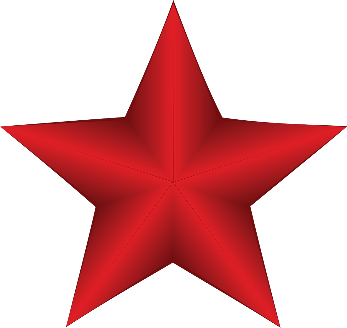 Estrella roja PNG